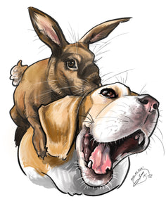 Custom Pet Caricature