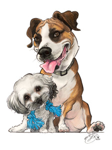 Custom Pet Caricature