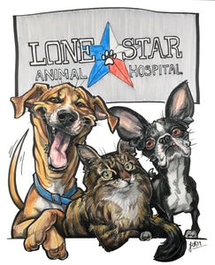 Dogs and cats love being patients at Lone Star Animal Hospital